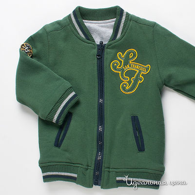 Толстовка Dodipetto, цвет цвет серый меланж / зеленый