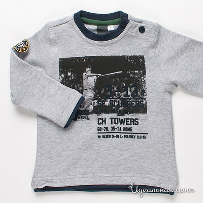 Лонгслив Dodipetto, цвет цвет серый / темно-синий