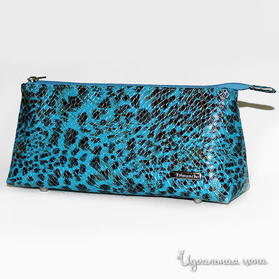 Косметичка Dimanche, цвет цвет черный / голубой