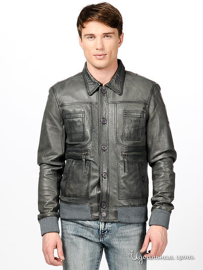 Куртка Krezz, цвет цвет серый