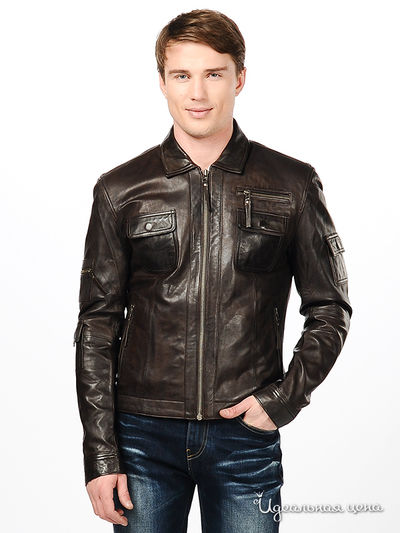 Куртка Krezz, цвет цвет коричневый