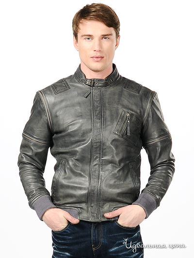 Куртка Krezz, цвет цвет серый