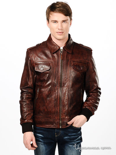 Куртка Krezz, цвет цвет коричневый