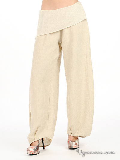 Брюки Мультибренд, цвет цвет молочный