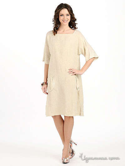 Платье Мультибренд, цвет цвет молочный