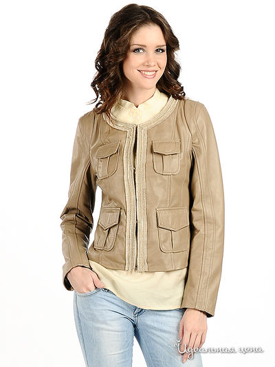 Куртка Мультибренд, цвет цвет бежевый