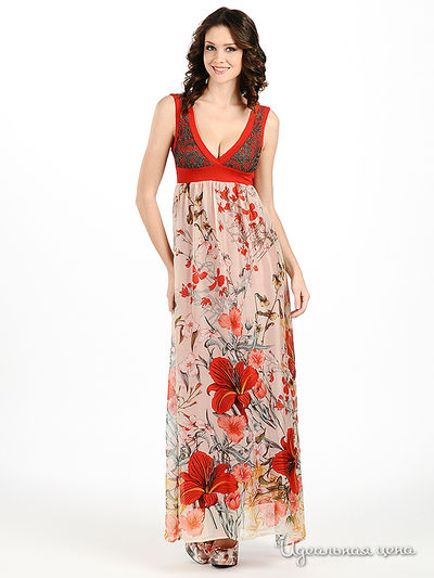 Платье Мультибренд, цвет цвет красный