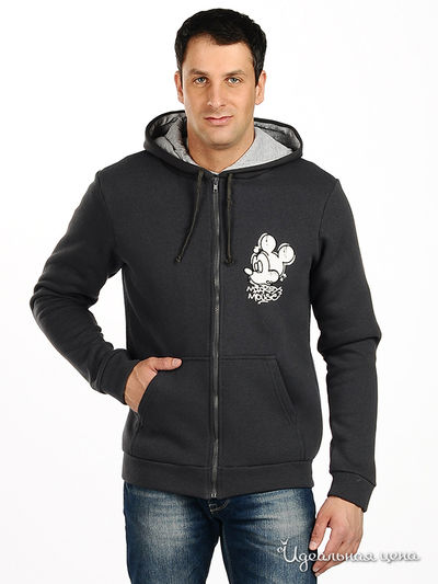 Толстовка Disney, цвет цвет темно-серый