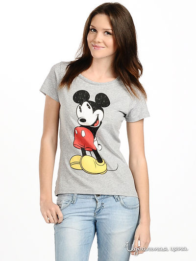 Футболка Disney, цвет цвет серый