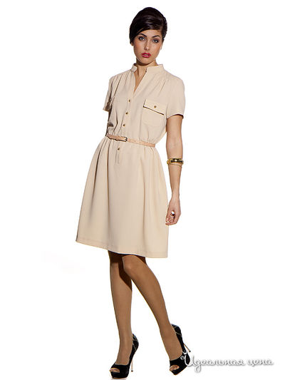 Платье Bizzaro, цвет цвет бежевый