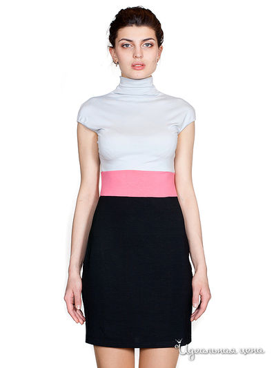 Платье Bizzaro, цвет цвет серый / розовый / белый