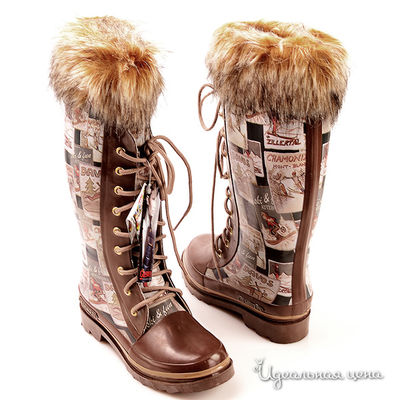 Сапоги DAV, цвет цвет темно-коричневый