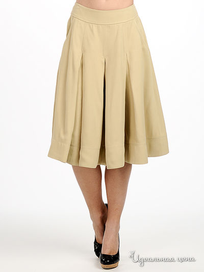 Юбка Shipilova, цвет цвет бежевый