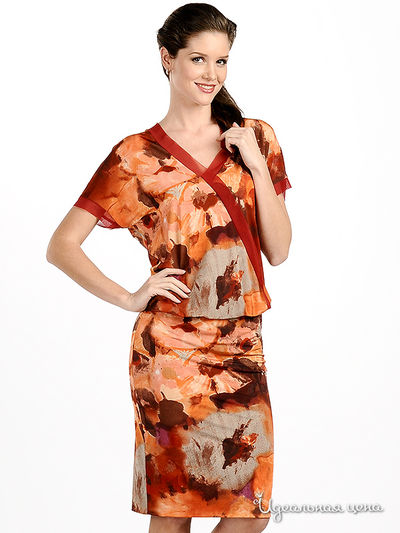 Платье Shipilova, цвет цвет оранжевый