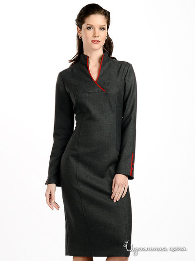 Платье Shipilova, цвет цвет серый