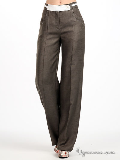 Брюки Shipilova, цвет цвет серо-коричневый