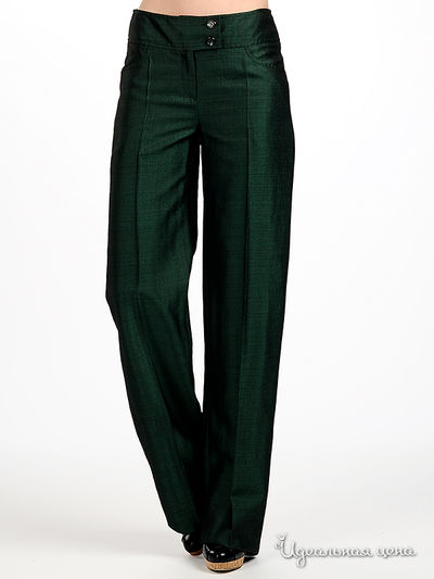 Брюки Shipilova, цвет цвет зеленый