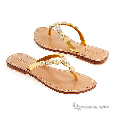 Сандалии Mystique, цвет цвет золотой
