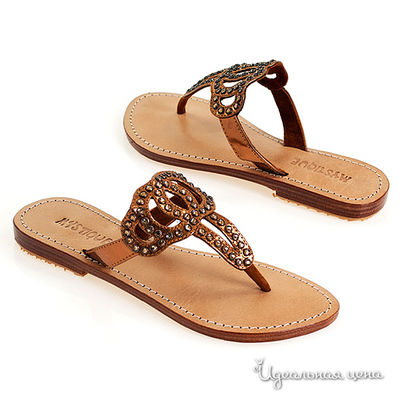 Сандалии Mystique, цвет цвет бронзовый