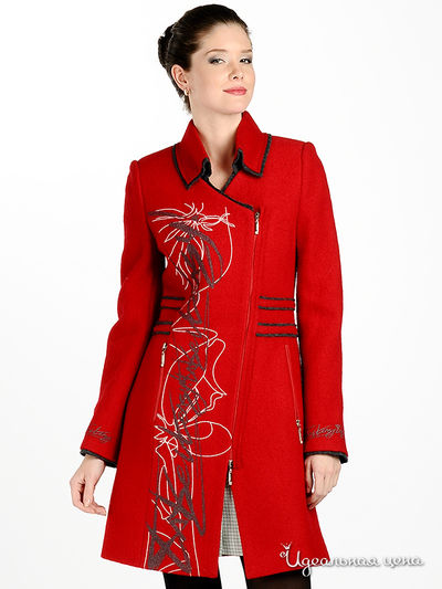 Пальто Artwizard, цвет цвет красный