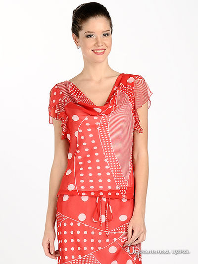 Блуза Artwizard, цвет цвет красный