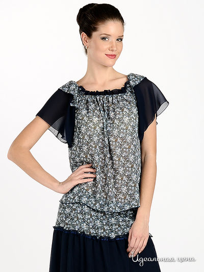 Блуза Artwizard, цвет цвет синий