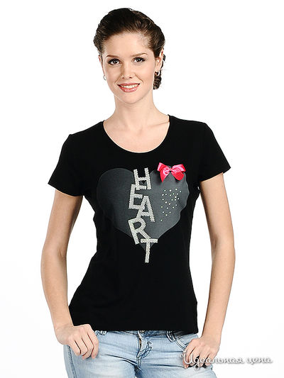 Футболка Tuzzi, цвет цвет черный