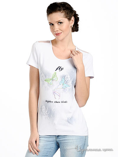 Футболка Tuzzi, цвет цвет бледно-сиреневый