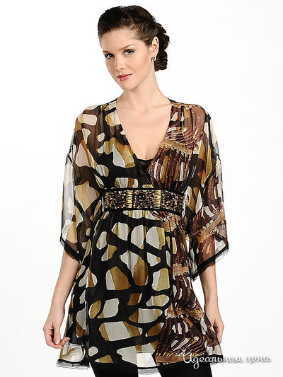 Туника Fuego, цвет цвет черный / коричневый