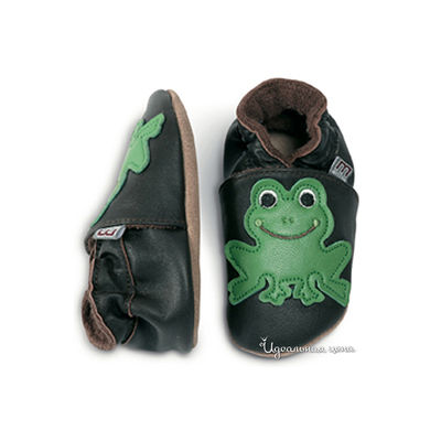 Пинетки Melton, цвет цвет черный / зеленый