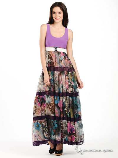 Платье Suvenir, цвет цвет сиреневый / мультиколор