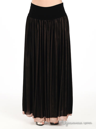 Юбка Suvenir, цвет цвет черный / кремовый