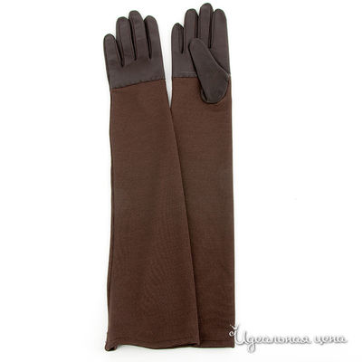 Перчатки Eleganzza, цвет цвет темно-коричневый