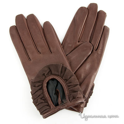 Перчатки Eleganzza, цвет цвет темно-коричневый