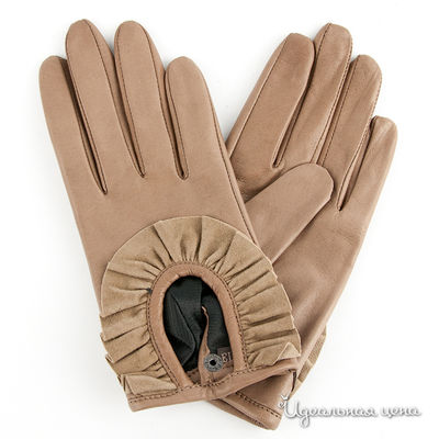 Перчатки Eleganzza, цвет цвет бежевый