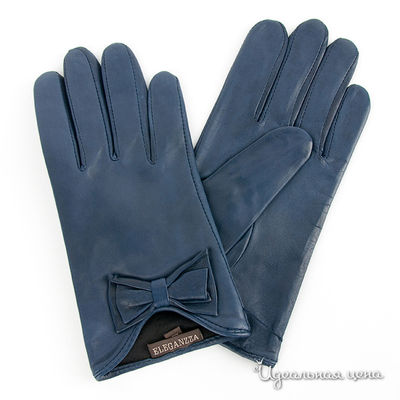 Перчатки Eleganzza, цвет цвет темно-голубой