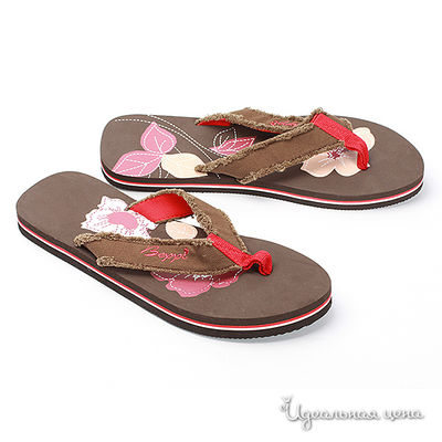 Сланцы Beppi, цвет цвет коричневый / красный / розовый