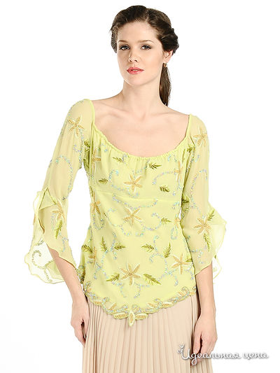 Блузка Aftershock, цвет цвет салатовый