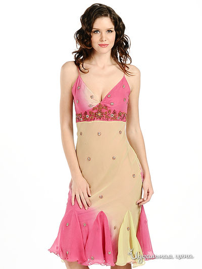 Платье Aftershock, цвет цвет фуксия / лайм