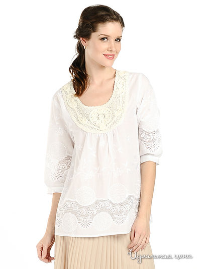 Блузка Aftershock, цвет цвет белый