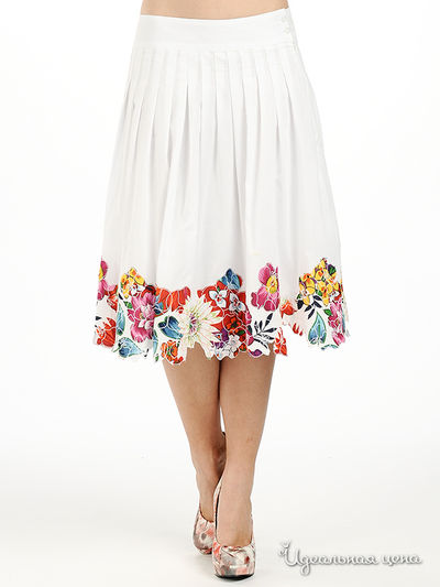 Юбка Aftershock, цвет цвет белый