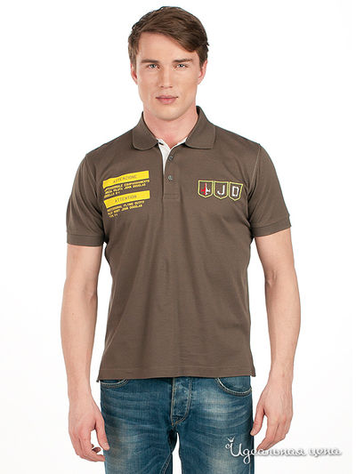 Поло John Douglas, цвет цвет хаки