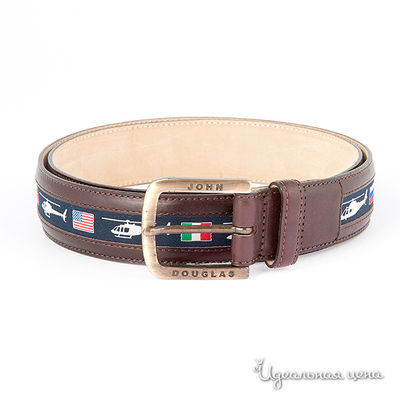 Ремень John Douglas, цвет цвет коричневый / синий
