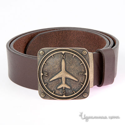 Ремень John Douglas, цвет цвет коричневый