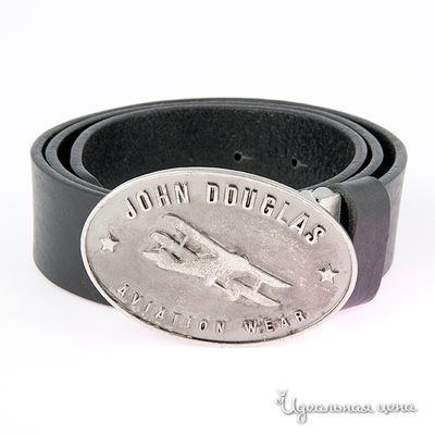 Ремень John Douglas, цвет цвет чёрный