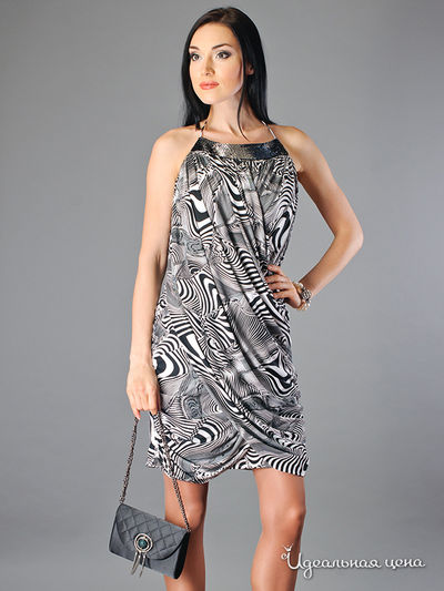 Платье Aftershock, цвет цвет черный / белый