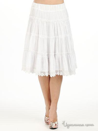 Юбка Aftershock, цвет цвет белый
