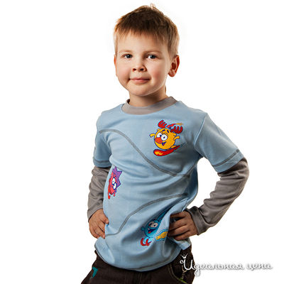 Лонгслив Cartoon Brands, цвет цвет голубой