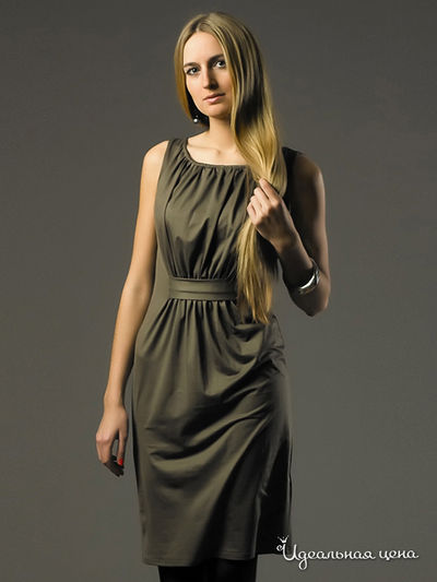 Платье Lusso, цвет цвет болотный