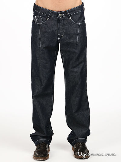 Брюки Ferre, Trussardi, Armani, цвет цвет синий